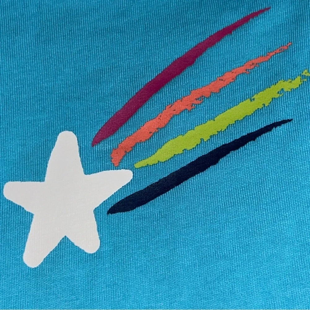 Hanna Anderson 100% organic cotton top Moon and Stars 3-6 months